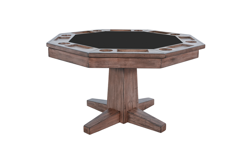 Poker Dining Table Sahara, Octagonal, 54", 8-Person, Light Brown