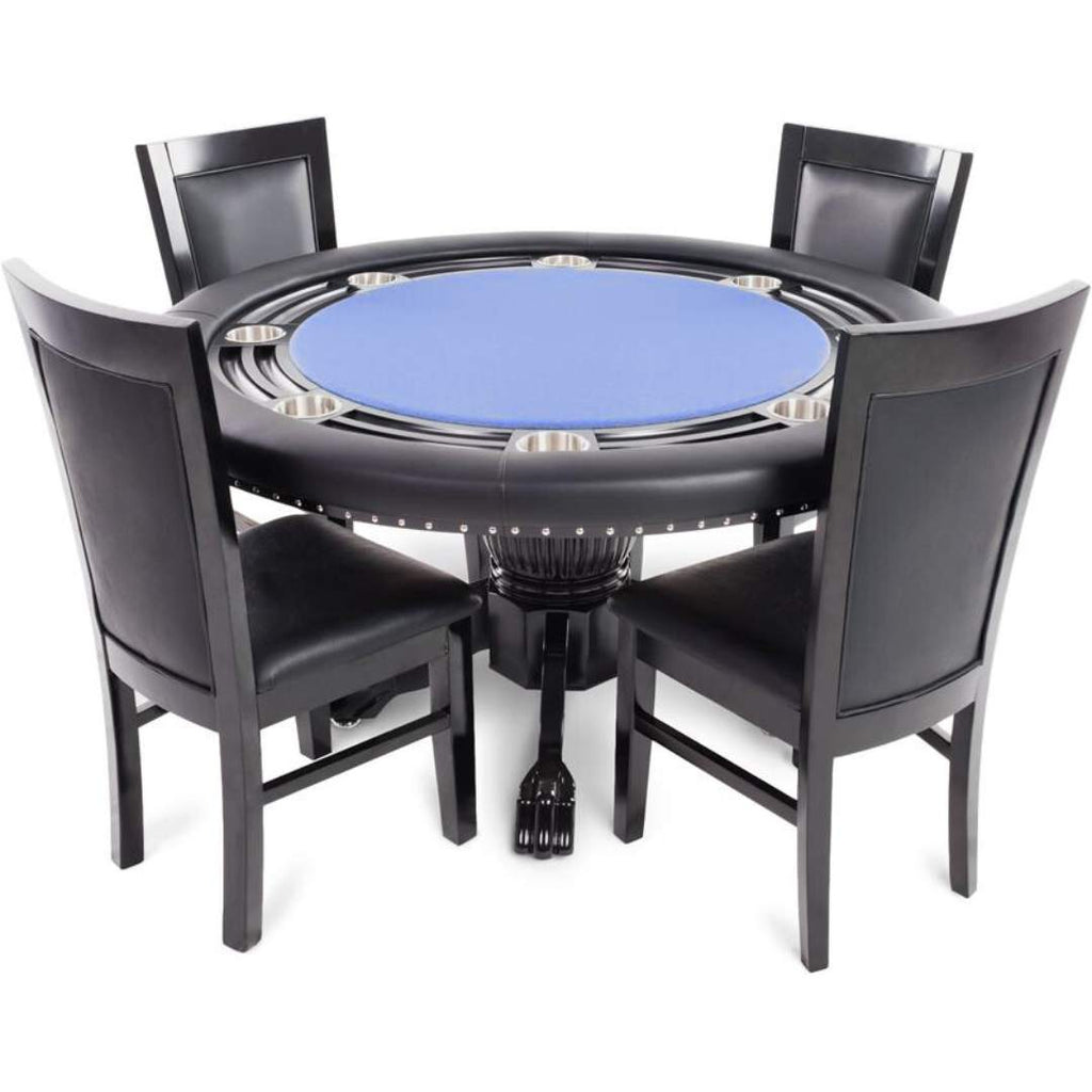 Poker & Dining Table Set Nighthawk with matching chairs by BBO - Blue