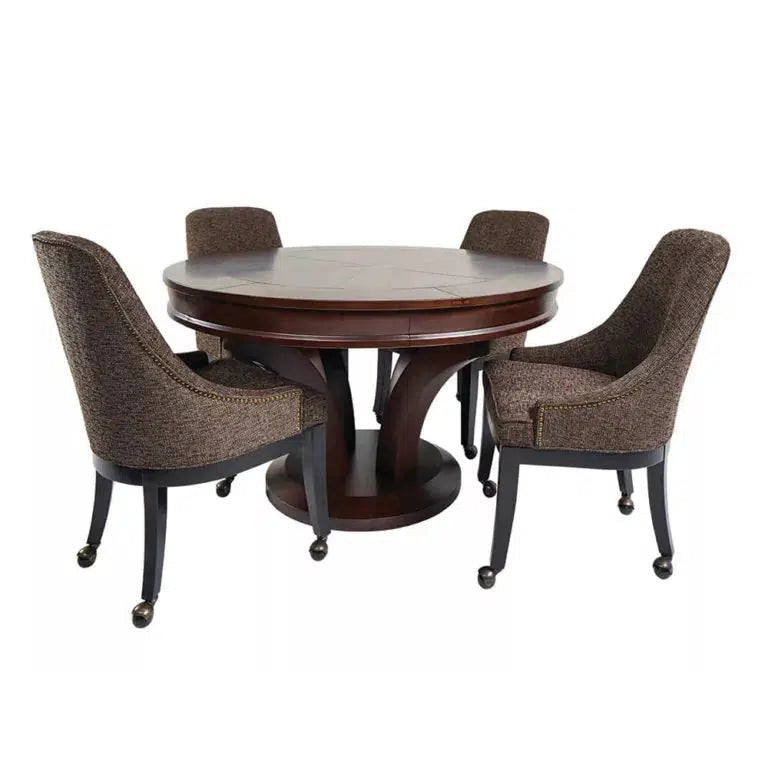 Poker Dining Table Hamilton, Round, 54", 6-Person