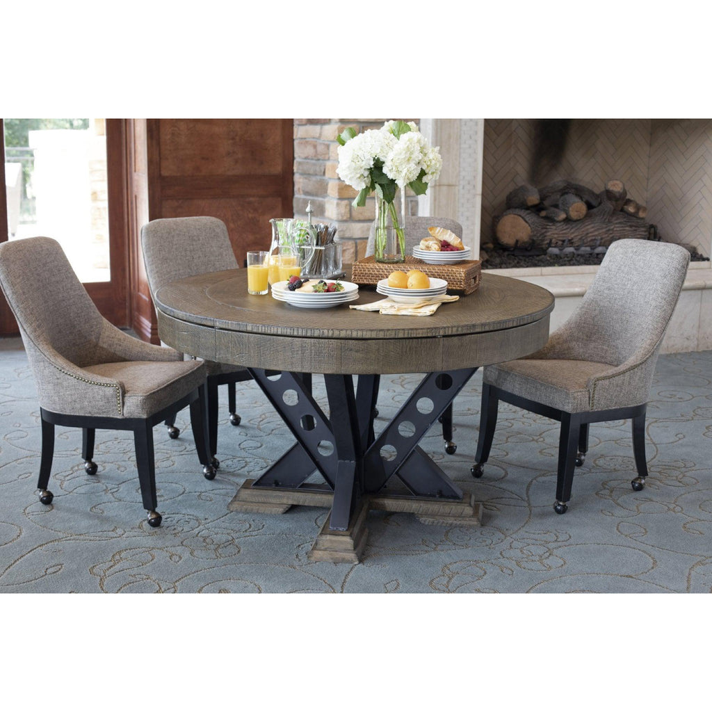 Poker Dining Table Vienna, Round, 54", 6-Person