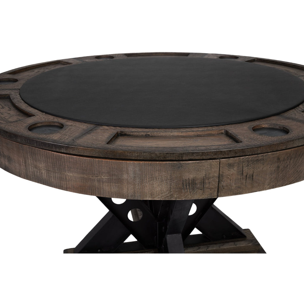 Poker Dining Table Vienna, Round, 54", 6-Person