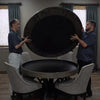 Poker Dining Table Vienna, Round, 54", 6-Person