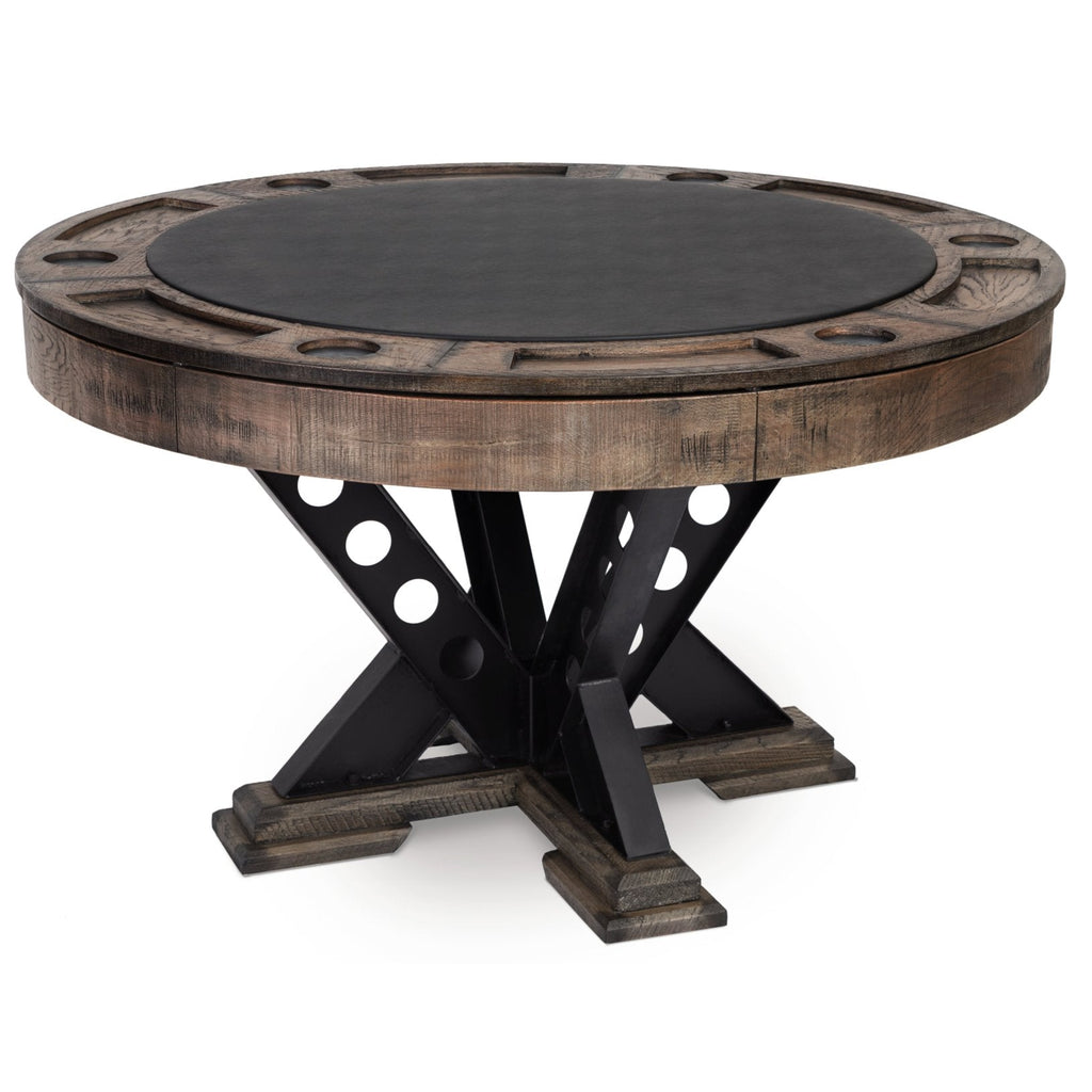 Poker Dining Table Vienna, Round, 54", 6-Person