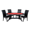 Prestige X Poker Table Set with Dining Top & Chairs – Red