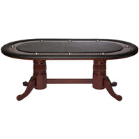 Thumbnail for RAM Game Room Oval Poker Table Set with Matching Chairs-AMERICANA-POKER-TABLES