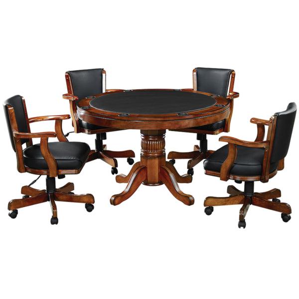 Poker Dining Table Valetta, Round, 8-person, 48"