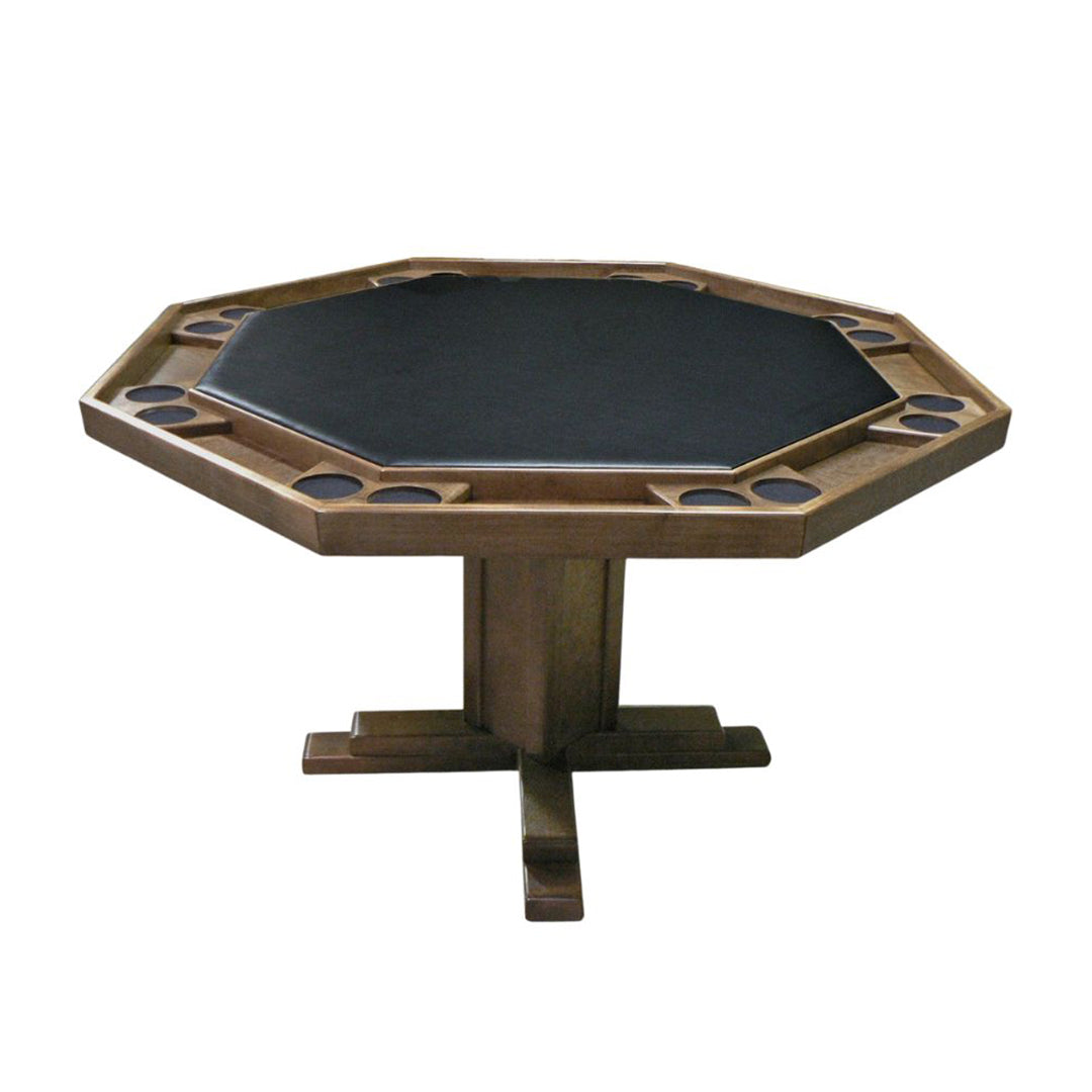 Poker Dining Table Oakerton, Octagonal, 57", 8-person, Oak - Ranch Oak