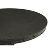 Poker Dining Table Rider, Round, 6-person, 48'', Black