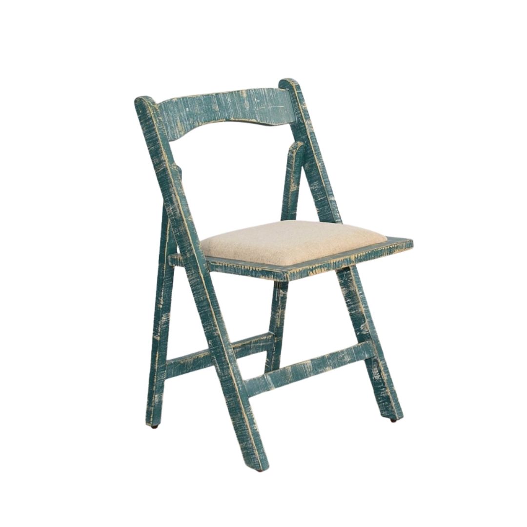 Poker Chair Sahara, Folding - Ocean Blue