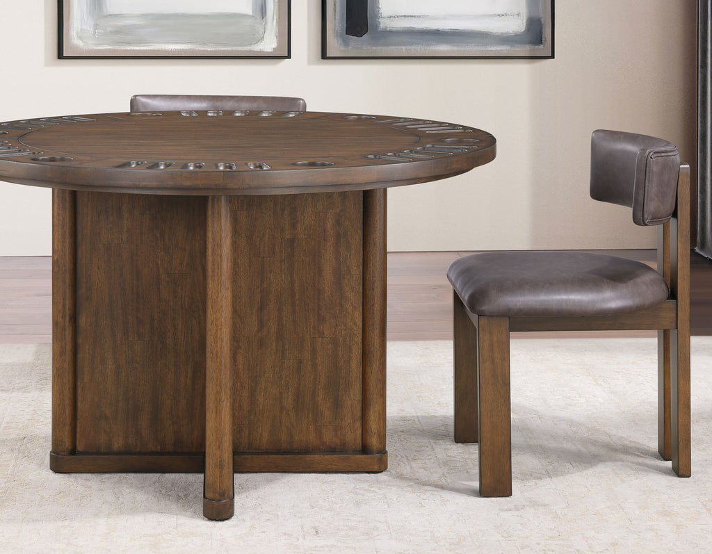 Poker Dining Table Oxford, Round, 50'', 6-person