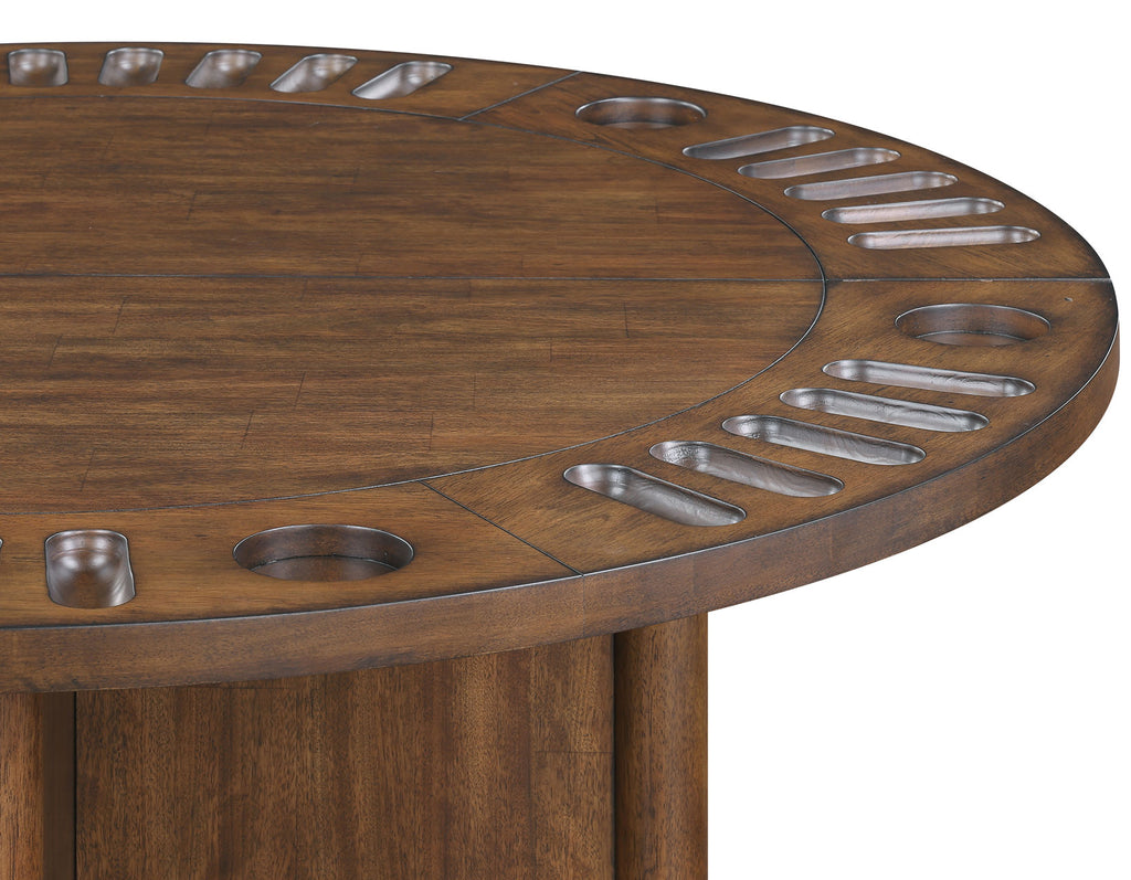 Poker Dining Table Oxford, Round, 50'', 6-person