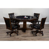 Poker Dining Table Sahara, Octagonal, 54", 8-Person, Brown