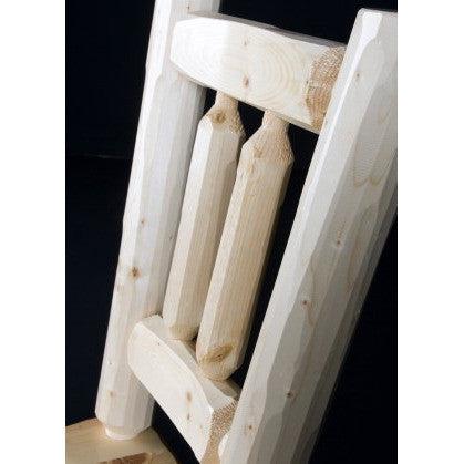 Viking Log Poker Table Set Northwoods Log with Matching Cushion Seat Chairs-AMERICANA-POKER-TABLES