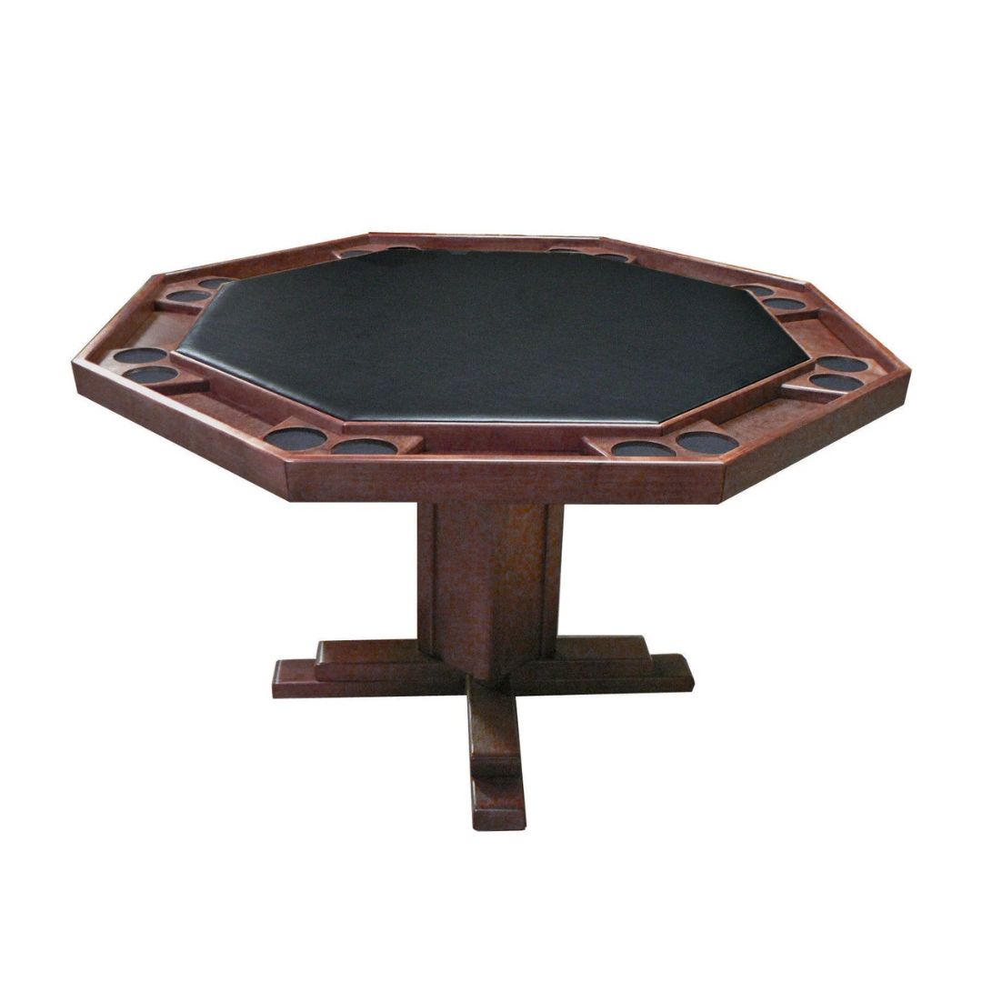 Poker Dining Table Mapleton, Octagonal, 57", 8-person, Maple - Mahogany